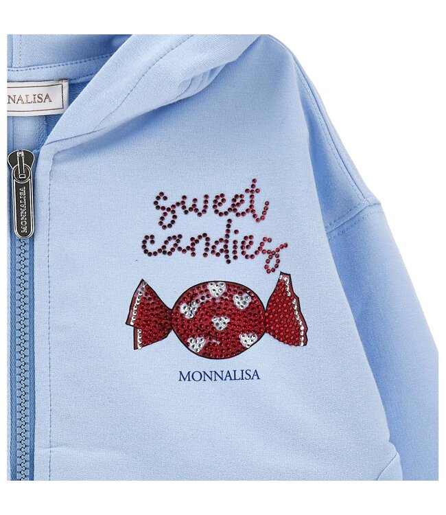 Monnalisa FELPA CON CAPPUCCIO FELPA 19G803_7012_0058