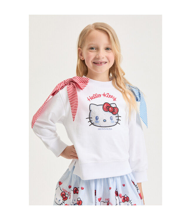 Monnalisa FELPA CON FIOCHI FELPA ST 19G607_7012_0099