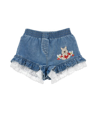 Monnalisa SHORTS DENIM DENIM FLEECE 39G409_7017_0062