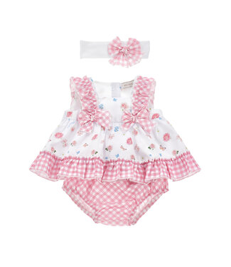 Monnalisa TOP CULOTTE E FASCIA POPE 35G506_7011_9990