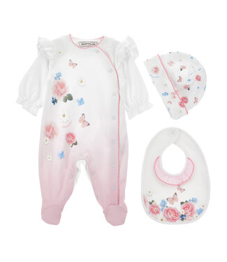 Monnalisa SET TUTINA CUFFIA E BAVAG 35G504_7000_9990