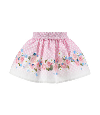 Monnalisa GONNA BALZA POPELINE ST.B 31G700_7654_9084