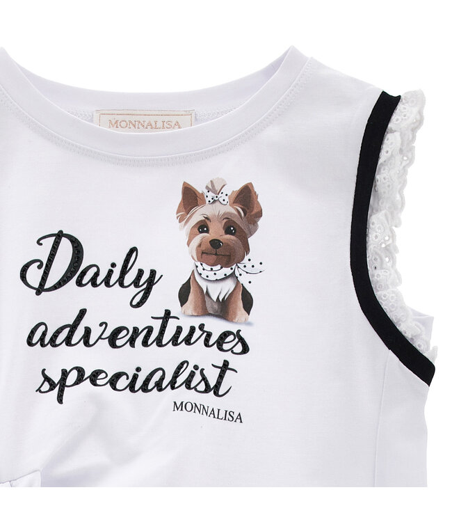 Monnalisa MAXI TEE E LEGGINGS JERSE 19G505_7032_9950