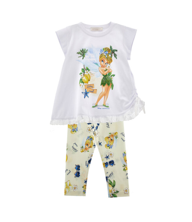 Monnalisa MAXI TEE E LEGGINGS JERSE 19G506_7032_9914