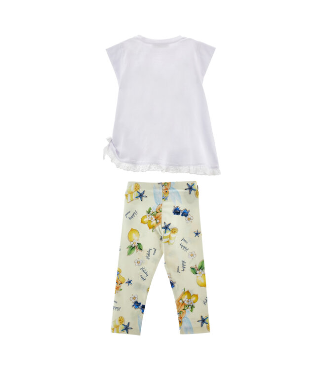 Monnalisa MAXI TEE E LEGGINGS JERSE 19G506_7032_9914