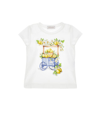 Monnalisa REGULAR TEE CARRETTO LIMO 11G624_7201_0099