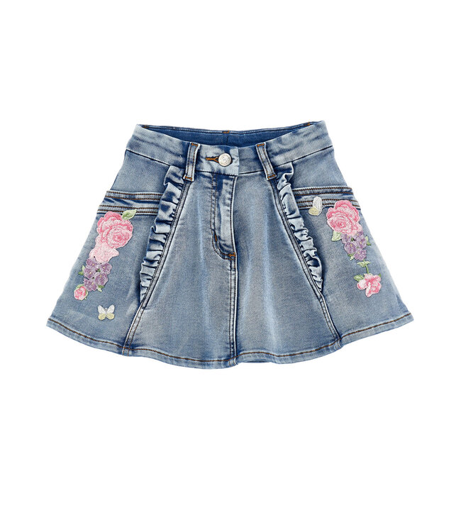 Monnalisa MINI GONNA JEANS 70S DENI 19G700_7015_055B