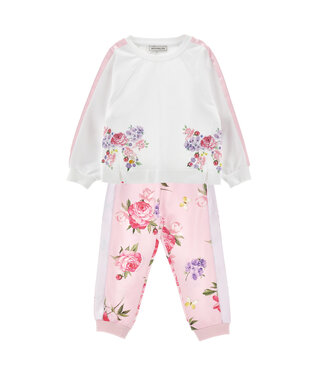 Monnalisa FELPA CHIUSA+ JOGGER ST.F 19G510NP_7007_9990