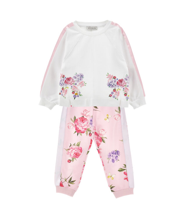 Monnalisa FELPA CHIUSA+ JOGGER ST.F 19G510NP_7007_9990