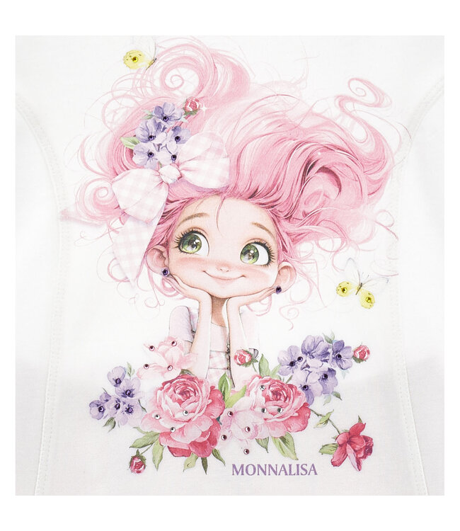 Monnalisa MAXI TEE E LEGGINGS JERSE 19G500_7001_9990