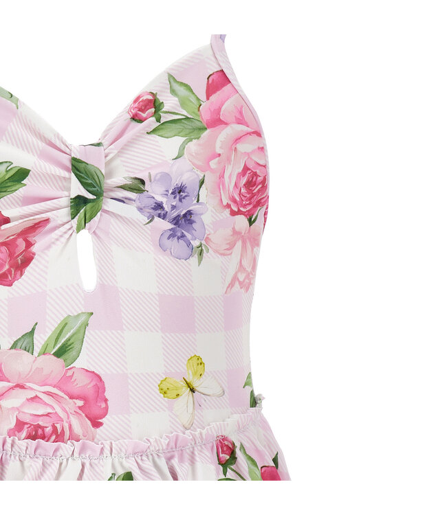 Monnalisa INTERO ST.VICHY+ROSE POLI 19G003_7052_0090