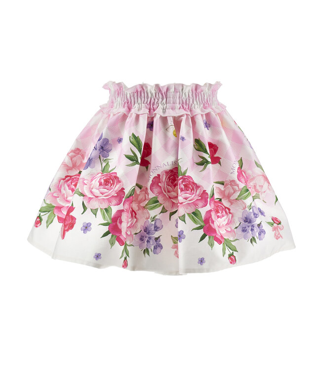 Monnalisa GONNA GARDEN PARTY RASO C 11G701_7623_0090