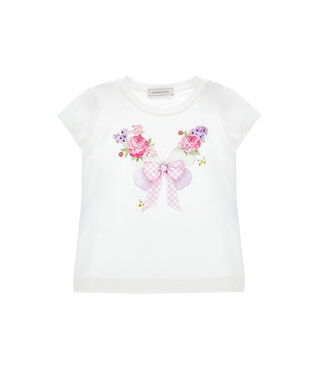Monnalisa REGULAR TEE BUTTERFLY JER 11G603_7201_0099