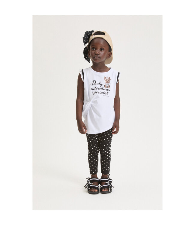 Monnalisa MAXI TEE E LEGGINGS JERSE 19G505_7032_9950