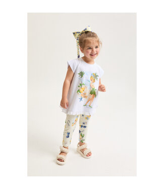 Monnalisa MAXI TEE E LEGGINGS JERSE 19G506_7032_9914