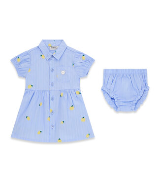 Guess SET POPLIN SS DRESS+PANTIES A6GK02_WEH20_S20T