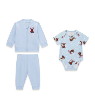 Guess SET ACTIVE TOP+SS BODY+PANTS H6RW02_KA6W4_G7N1