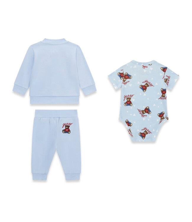 Guess SET ACTIVE TOP+SS BODY+PANTS H6RW02_KA6W4_G7N1