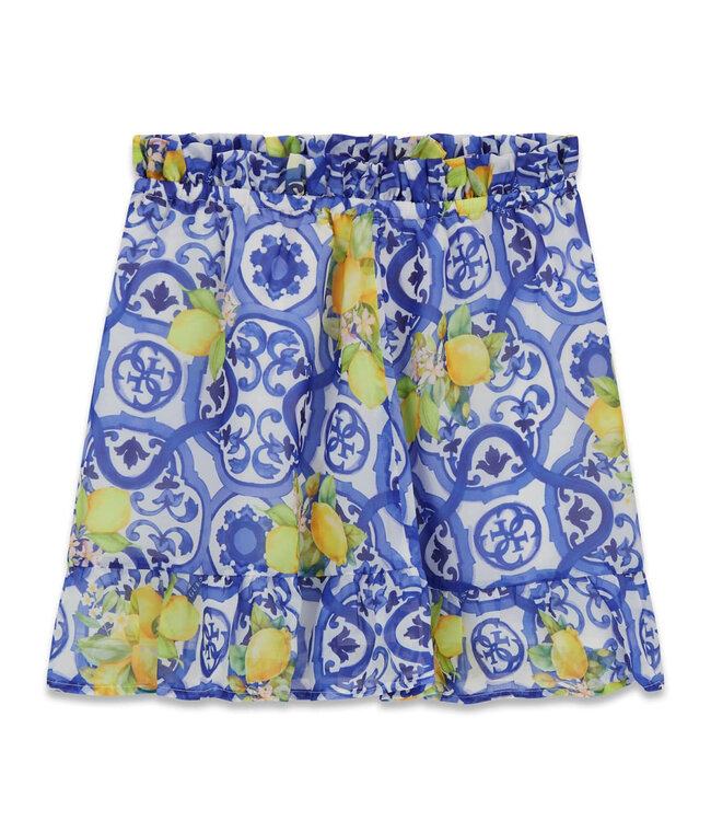 Guess CHIFFON FLARE SKIRT J6GD08_WA2T0_P7YG