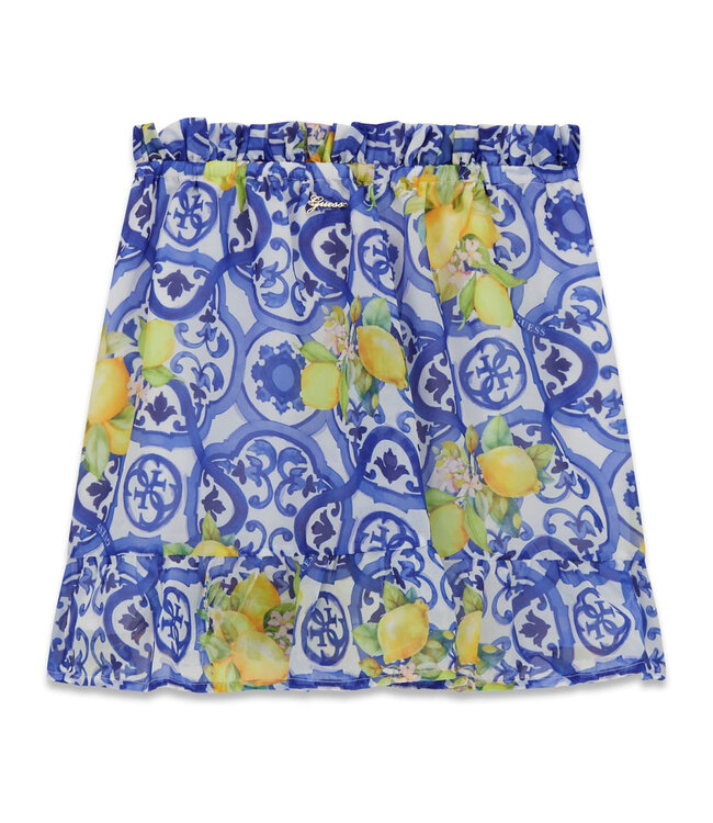 Guess CHIFFON FLARE SKIRT J6GD08_WA2T0_P7YG