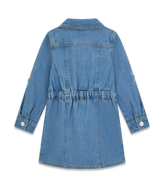 Guess DENIM ADJ. LS DRESS K6RK03_D4EU0_EHBW