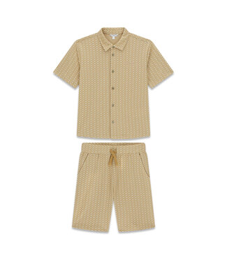 Guess SET JACQUARD SS POLO+SHORTS L6GG01_KF880_G1V2