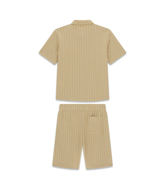 Guess SET JACQUARD SS POLO+SHORTS L6GG01_KF880_G1V2