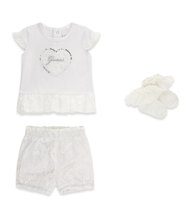 Guess SET SS T-SHIRT+SHORTS+SOCKS S6GG11_K6YW0_G011