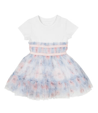 Guess MIXED FABRIC SS DRESS K6RK10_K6YW0_P739