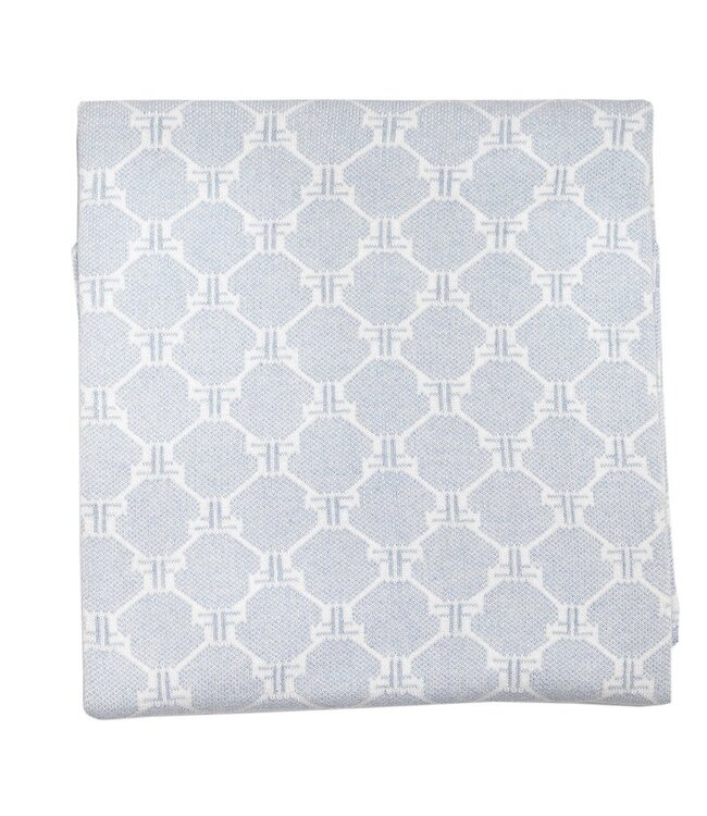 First 6204337 azzuro knitted FIRST®SIGNATURE blanket