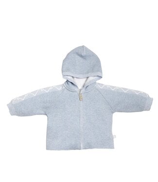 First 6202032 azzuro knitted FIRST®SIGNATURE hooded jacket