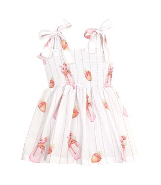 Meia Pata GIRL BEACH FRILLED DRESS MilkShake