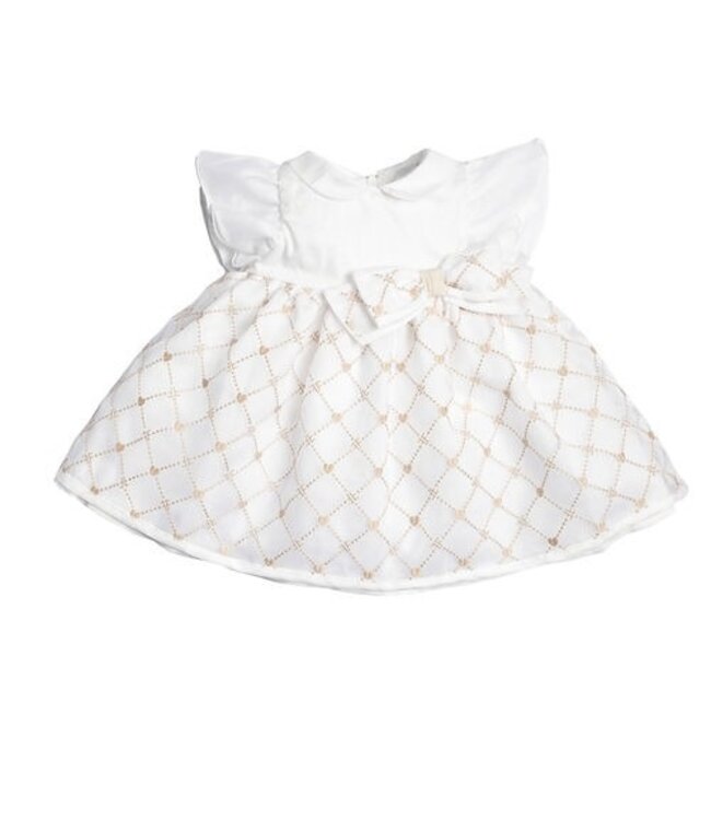 First Signature organza dress with bow 6200502_0135