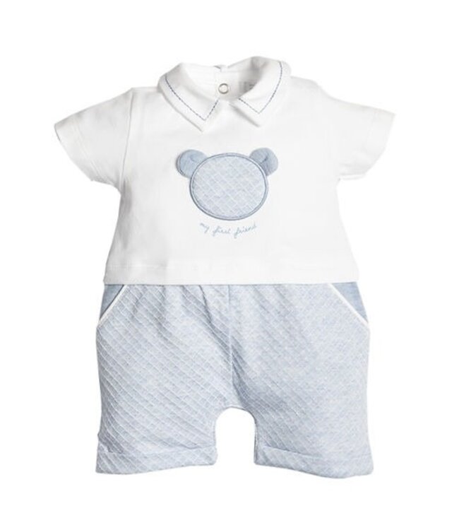 First Short romper with teddy, Malta 6202917_0167