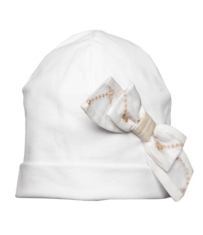 First Signature hat with organza bow 6205005_0135
