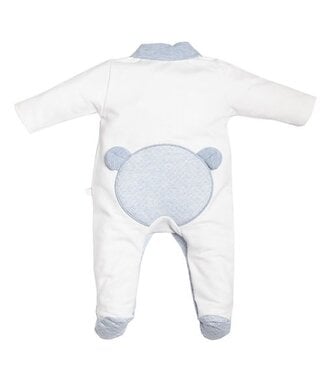 First Solid romper with teddy on back, Malta 6213114_0167