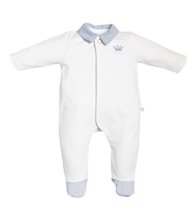 First Solid romper with teddy on back, Malta 6213114_0167