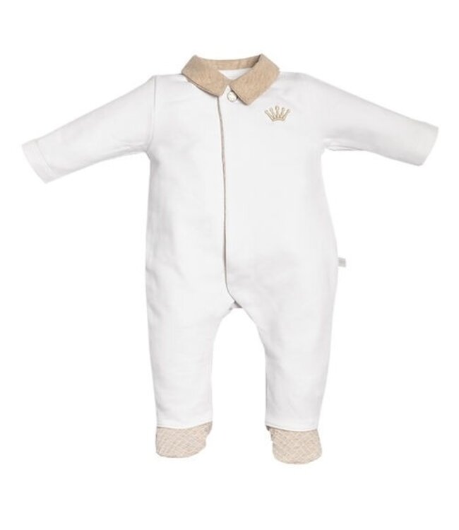First Solid romper with teddy on back, Malta 6213114_0135
