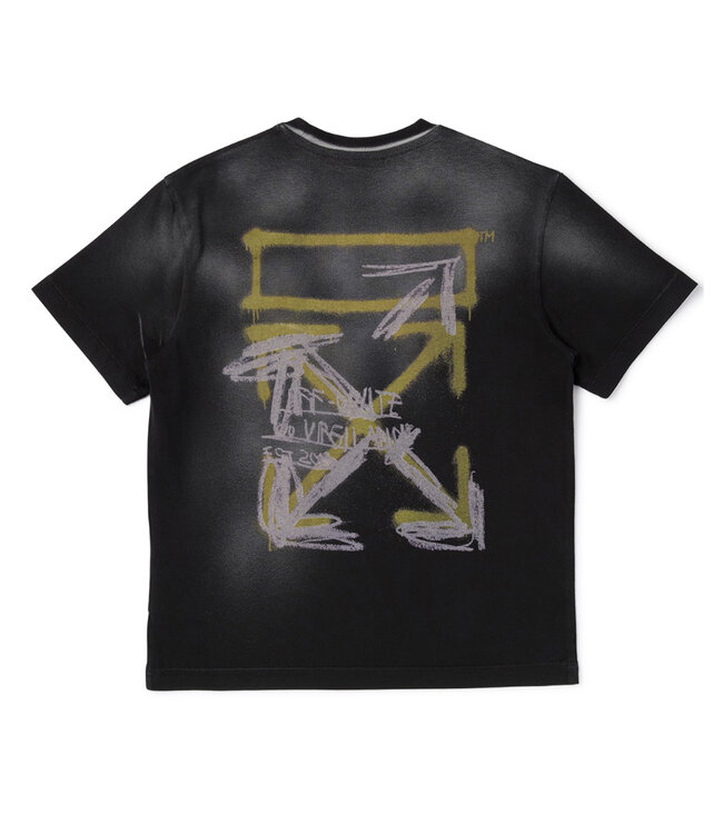 Off White ARROW SPRAY ACID TEE S/S OBAA002S26JER00F0010