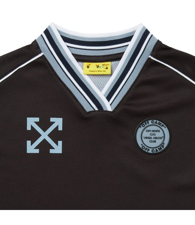 Off White SOCCER TRACK TEE S/S OBAA018S26JER0010001