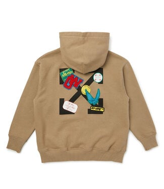 ARROW PATCH HOODIE ZIP UP OBBE001S26FLE0032050