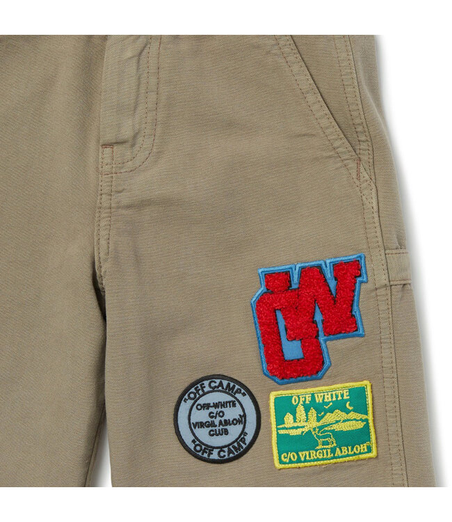 Off White OW CAMPING PATCH WORKER SHORT OBCB00BS26FAB0012050