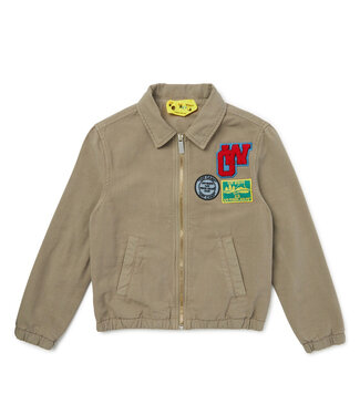 Off White OW CAMPING PATCH JACKET OBEA024S26FAB0012050