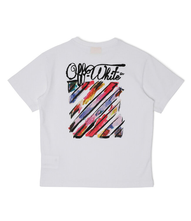 Off White DIAG WATERCOLOR TEE S/S OGAA001S26JER0031000