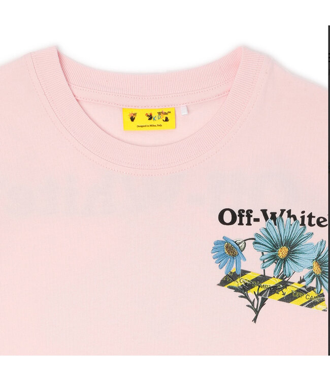 Off White DAISY TAPE TEE S/S OGAA001S26JER0046083