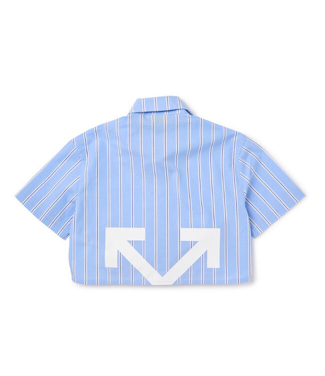 Off White OW EMBRO BOW SHIRT + SHORT OGGA018S26FAB0014030