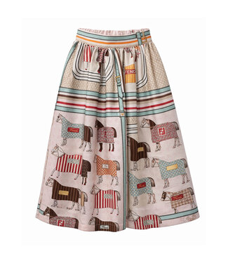 Fendi HORSE SATIN PRINT JFE199_AVVY_F0B8F