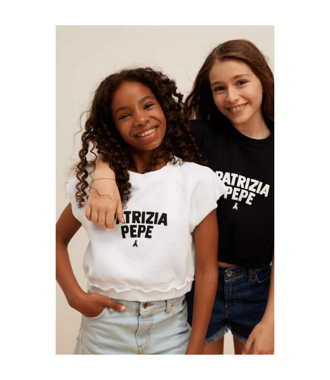 Patrizia Pepe FELPA/SWEATSHIRT Bianco 7M0960_J403_W146