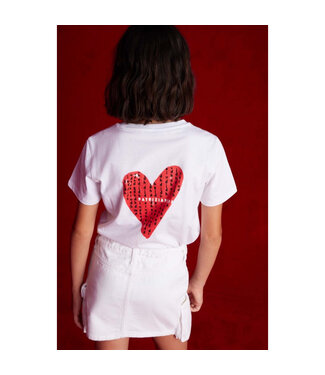 Patrizia Pepe MAGLIA/T-SHIRT ASPETTO GENERIC Bianco 7M0978_J411_W146