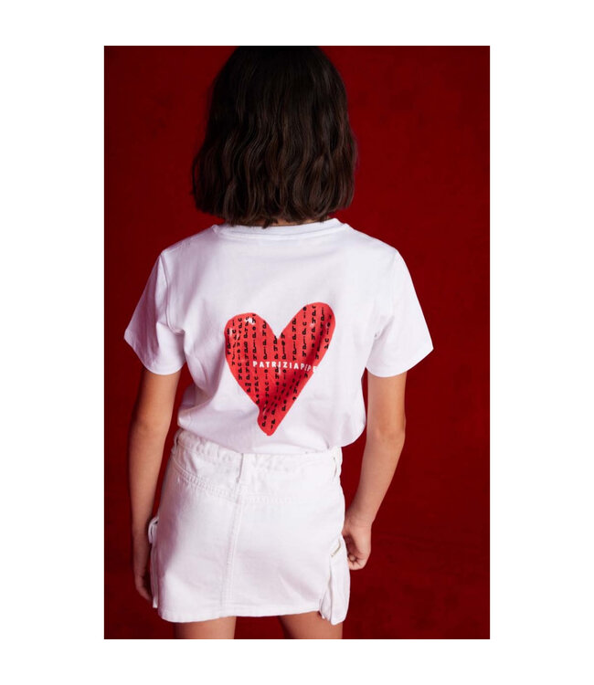 Patrizia Pepe MAGLIA/T-SHIRT ASPETTO GENERIC Bianco 7M0978_J411_W146